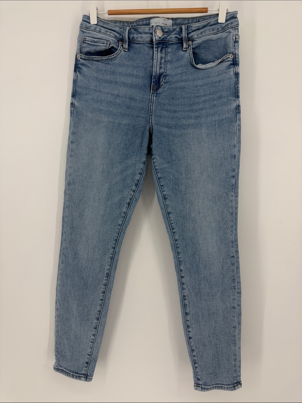 Dear John Gisele Skinny Jeans Size 31 Light Wash High Rise Stretch